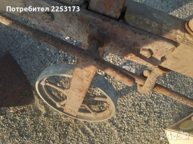 Старо рало дърво и метал, снимка 2 - Декорация за дома - 41337110