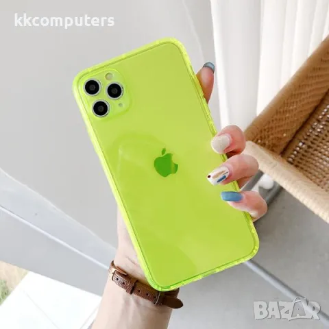 Калъф силикон Neon / Жълт / за iPhone 15 Plus 6.7 Баркод : 3129402