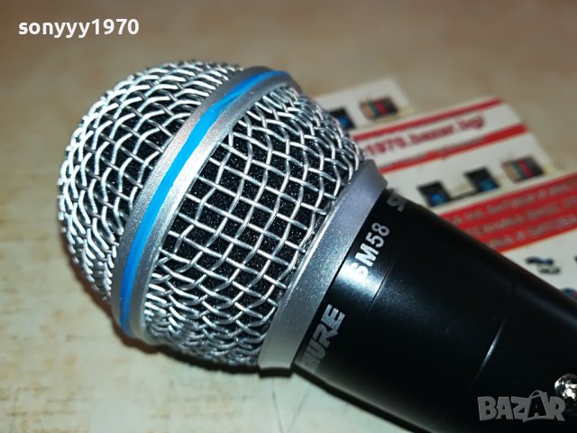 shure sm58 blue line 3012221222, снимка 10 - Микрофони - 39143350