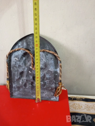 Стара икона,плакет за стена, снимка 5 - Икони - 44802880