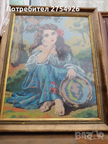 10 изящни френски гоблена , снимка 6 - Гоблени - 52578775