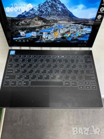 Таблет Lenovo Tab Yoga Book YB1-X90L, 10.1'', Quad-Core 2.4 GHz, 4GB RAM, 64GB, Carbon Black, снимка 5 - Таблети - 52052138