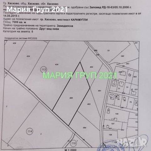 !!!ТОП ОФЕРТА!!!Продавам Парцел в гр. Хасково местност "Орехчето"!!!