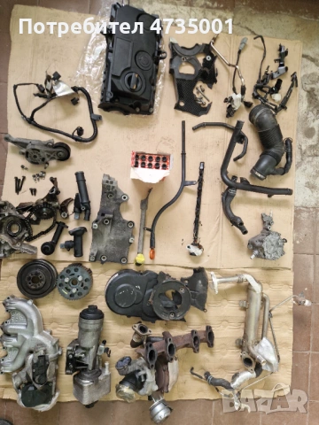 Части за VW 2.0 TDI 140, 8 клапана, ВММ, турбо, дюзи, EGR ....., снимка 11 - Части - 53442170