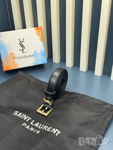 колани от естествена кожа в кутия 2см ysl saint laurent , снимка 7 - Колани - 50415887