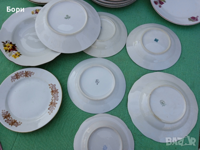 Порцелан чинии 15 броя, снимка 8 - Чинии - 36120055