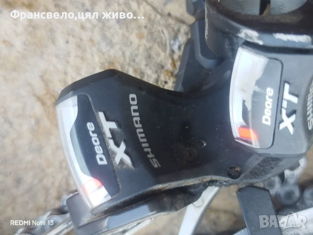 9 скорости система за велосипед колело Shimano deore xt свалена от 26 цола , снимка 2 - Части за велосипеди - 51343075