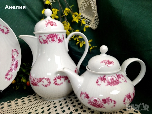 Seltmann bavaria наситено розово , снимка 4 - Чаши - 51678414