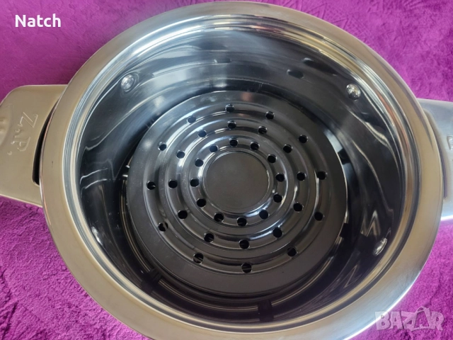 Комплект кухненски съдове за готвене и метало-керамични кухненски ножове , снимка 7 - Съдове за готвене - 52823437