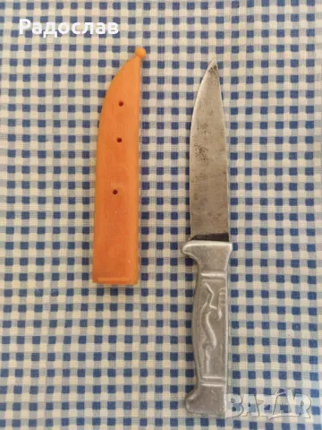 Български стар нож Елен, снимка 2 - Ножове - 49923304