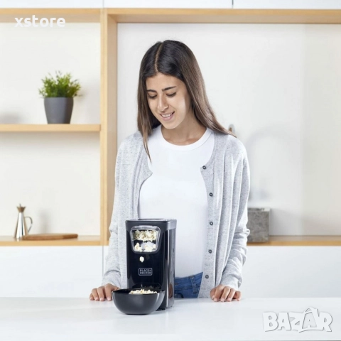 Машина за пуканки Black + Decker BXPC1100E 1100W, снимка 3 - Друга електроника - 52697381