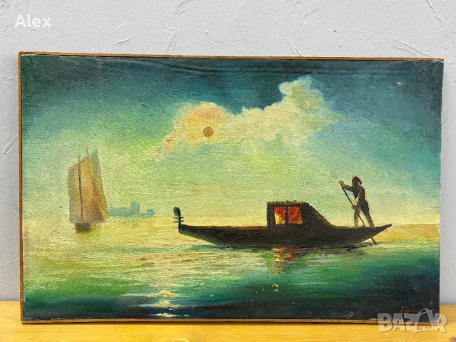 Картина масло върху платно