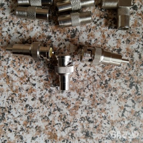 Конектори за коаксиален кабел, снимка 4 - Части и Платки - 42717437