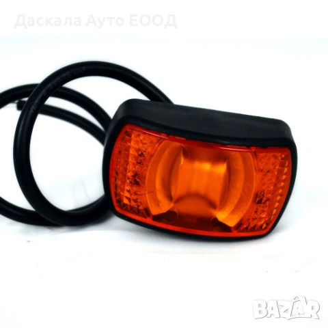 1бр. ЛЕД габарит с рефлектор с 4 SMD диода, 12-24V , 3 цвята , ПОЛША
