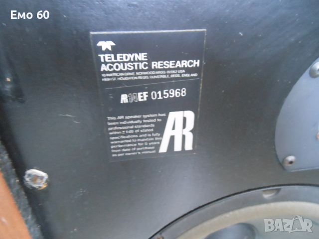 тонколони Acoustc  Research  14, снимка 4 - Тонколони - 44630212
