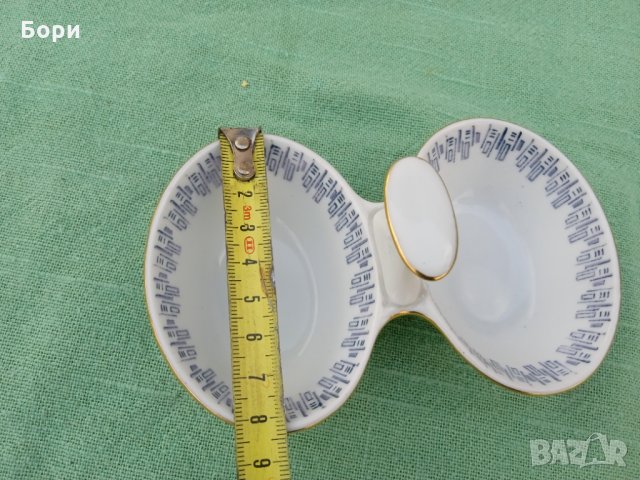 Стара порцеланова солница, снимка 7 - Други - 36007609