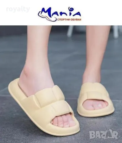 Дамски джапанки с дебело ходило Два цвята 