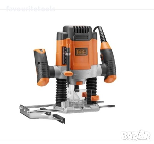 Оберфреза Black and Decker KW1200EKA 1200 W, + 6 фрезера, снимка 4 - Други инструменти - 39129529