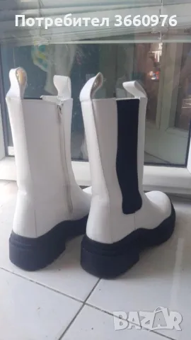 Дамски боти от еко кожа, снимка 2 - Дамски боти - 50326552