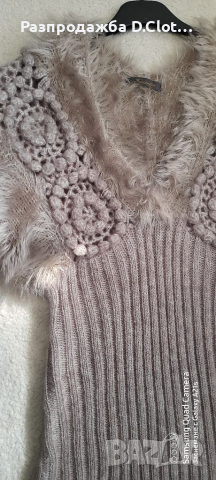 Красива плетена рокля S/M, снимка 4 - Рокли - 35256106