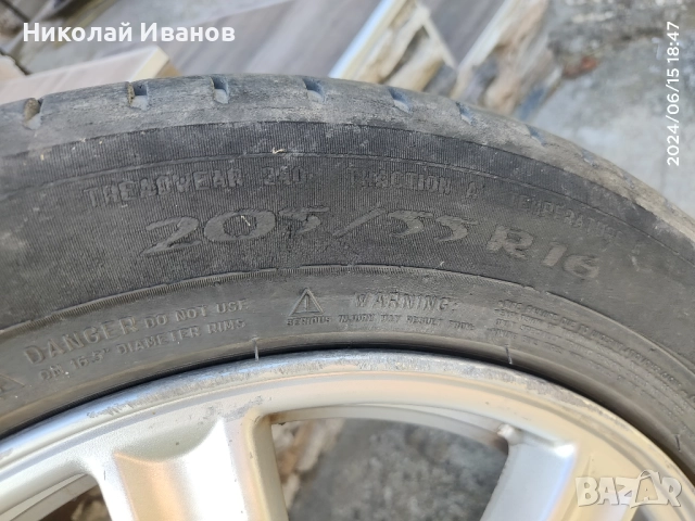 Джанти SUBARU 16 цола 2 броя с летни гуми, снимка 9 - Гуми и джанти - 52037277