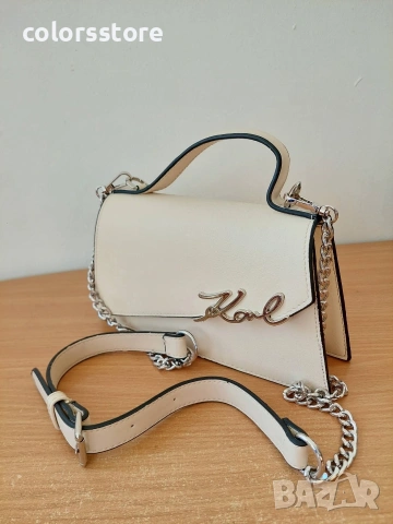 Луксозна чанта Karl Lagerfeld/SG372, снимка 2 - Чанти - 53788264