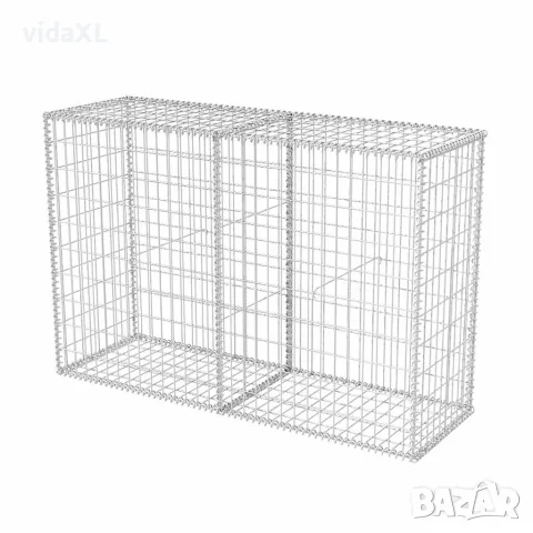 vidaXL Габионна кошница, стомана, 150x50x100 cм
