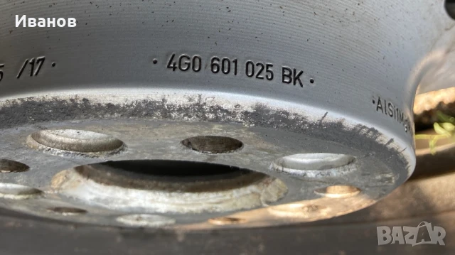 Оригинални 17’ джанти на AUDI и зимни гуми Continental TS 870p, снимка 8 - Гуми и джанти - 51299015