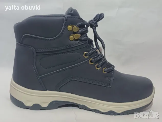 Юношески боти 716, тъмно сини, снимка 7 - Дамски боти - 48114092