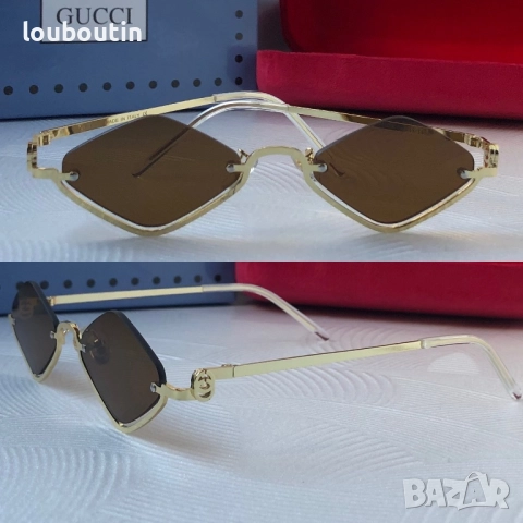 GUCCI 1:1 дамски слънчеви ромб очила 4 цвята , снимка 3 - Слънчеви и диоптрични очила - 52914951