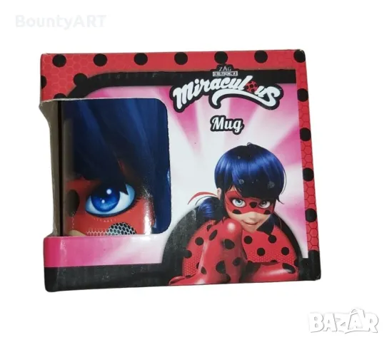 Керамична чаша Калинката/Ladybug miraculous, снимка 3 - Други - 50254526
