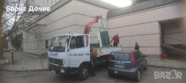 Услуги с Тристранен самосвал с кран , снимка 3 - Транспортни услуги - 49473944