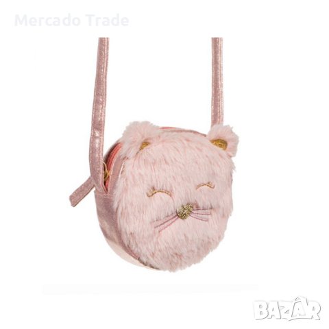 Детска чанта Mercado Trade, За момичета, Коте, Розов, снимка 2 - Раници - 42180738