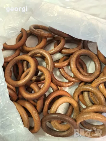 дървени пръстени за корниз 14/1, снимка 4 - Декорация за дома - 49410562