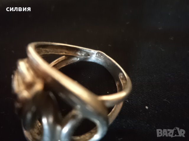 дамски сребърен пръстен , снимка 7 - Пръстени - 39967537