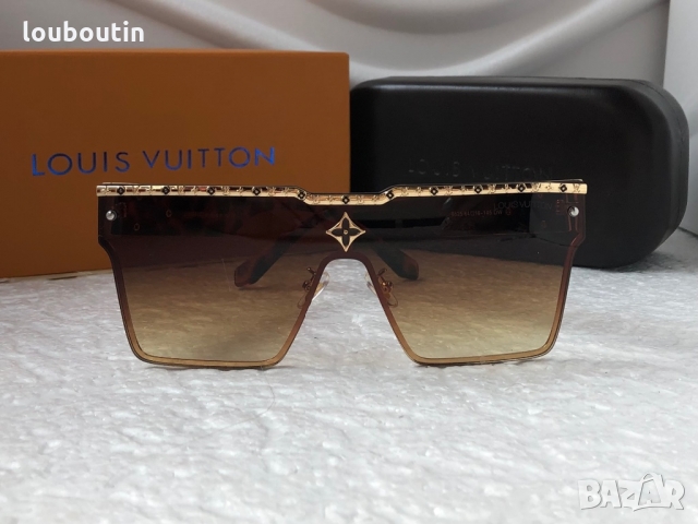 Louis Vuitton 2022 висок клас мъжки слънчеви очила унисекс дамски тип маска, снимка 4 - Слънчеви и диоптрични очила - 36083289