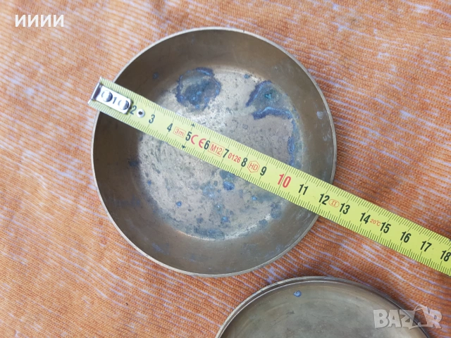 Фруктиера ваза захарница месинг  , снимка 3 - Антикварни и старинни предмети - 53162967