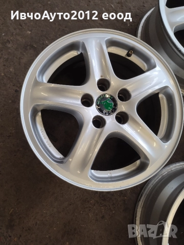 Алуминиеви джанти 15 skoda fabia roomster rapid, снимка 3 - Гуми и джанти - 52375584
