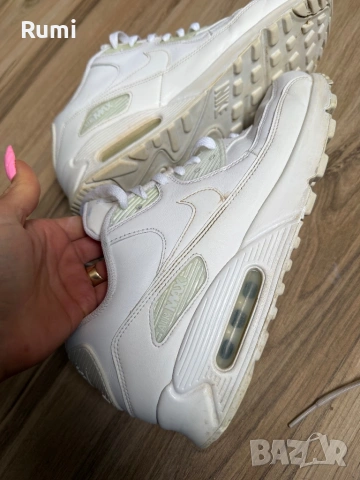 Оригинални мъжки маратонки NIKE AIR MAX 90 LEATHER, снимка 8 - Маратонки - 53571818