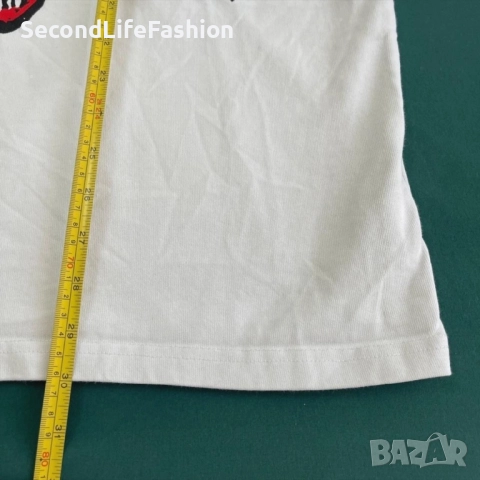 Мъжка тениска Karl Kani x Stranger Things с изображение на демон, памучна, размер M, снимка 5 - Тениски - 52283318