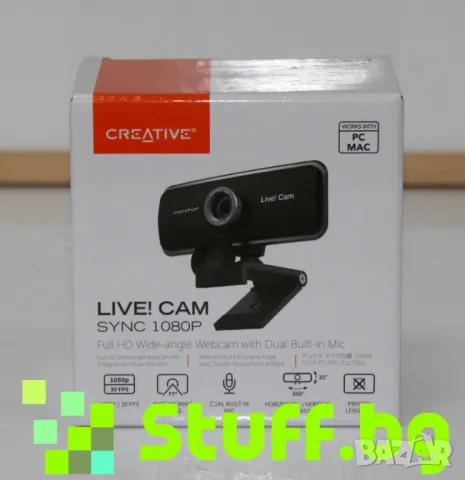 Web камера CREATIVE LIVE! CAM sync 1080P
