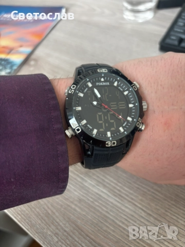 Продавам мъжки часовник FOXBOX – аналогов + дигитален