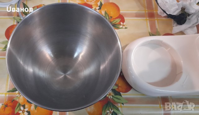 Планетарен миксер с 5 литра купа от неръждаема стомана, 6 степени, снимка 4 - Кухненски роботи - 35713275