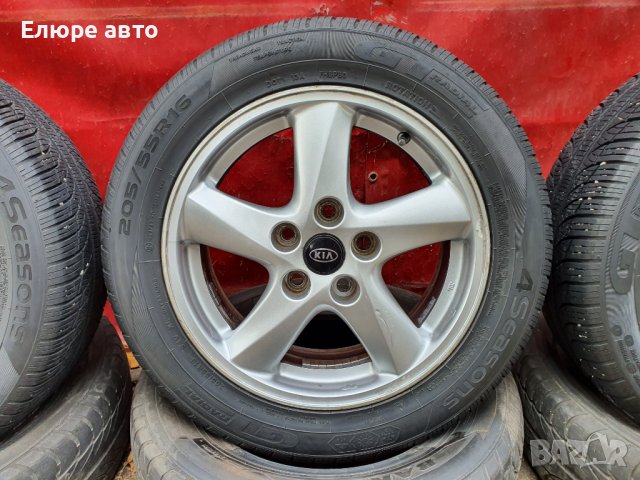 Джанти KIA 5х114,3x6,5J16 EТ50 с гуми, снимка 3 - Гуми и джанти - 42646698