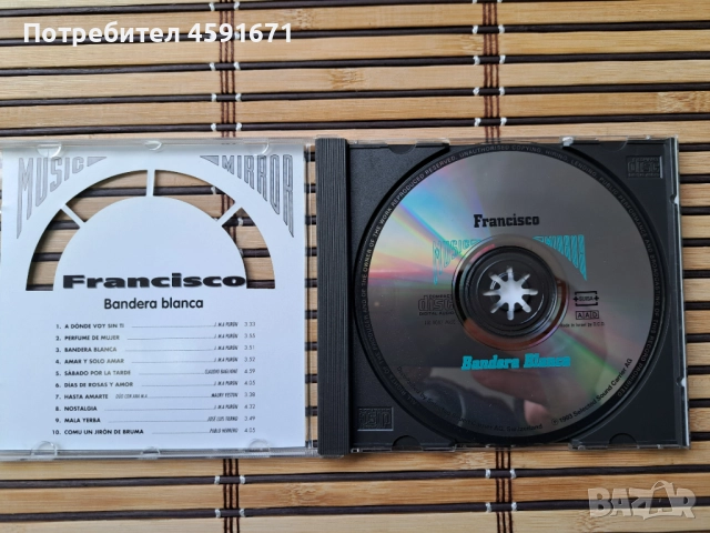 Francisco  – Bandera Blanca, снимка 2 - CD дискове - 52025629