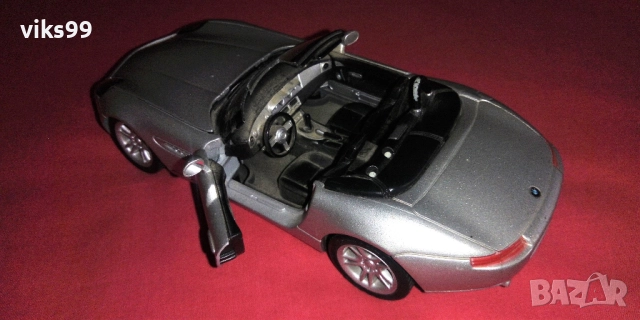 BMW Z8 Maisto Made in Thailand - Мащаб 1:24, снимка 3 - Колекции - 52388901