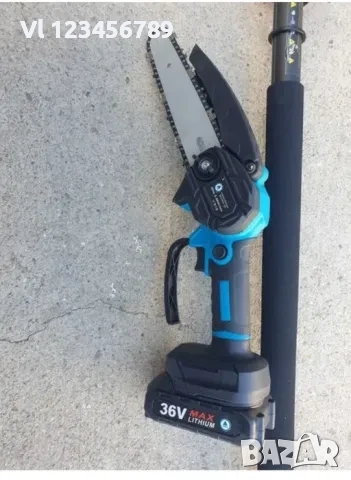 3в1 акумулаторна резачка, ножица и телескопичен прът ТАЙГА, снимка 5 - Градинска техника - 52264821