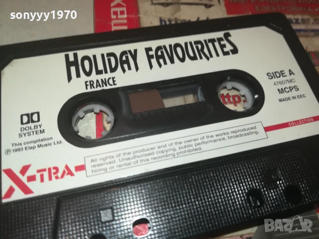 HOLIDAY FAVORITES-ORIGINAL TAPE 0308251800, снимка 4 - Аудио касети - 51237858