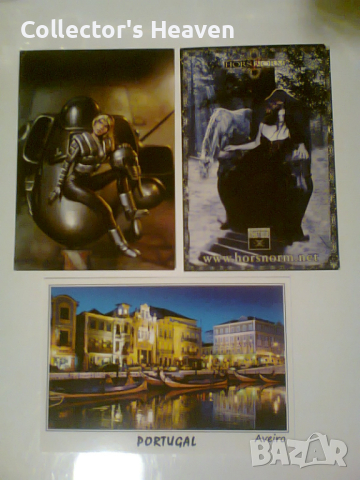 Сет от 3 пощенски картички готик фантастика SF Португалия