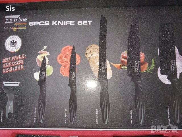 Комплект немски ножове - Нови, снимка 4 - Прибори за хранене, готвене и сервиране - 40527918